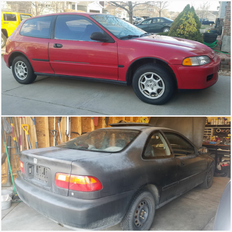 VX hatchback, EX coupe. The now very rare SI hatchback came with the same engine as the EX, but never with all the power options